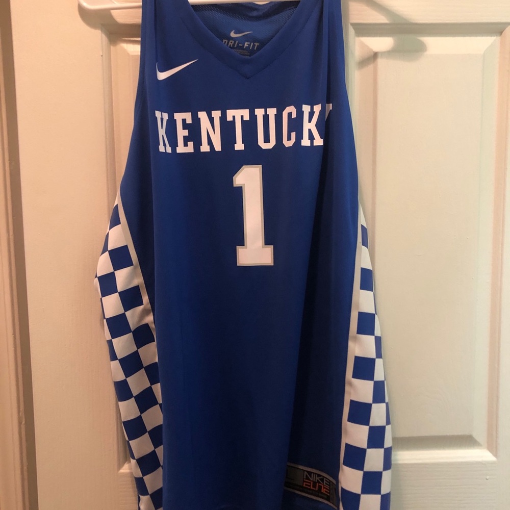 Authentic University of Kentucky basketball jersey